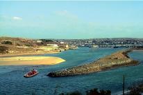 A 12-seat passenger rib ferry like our mock-up could operate between Hayle and St Ives