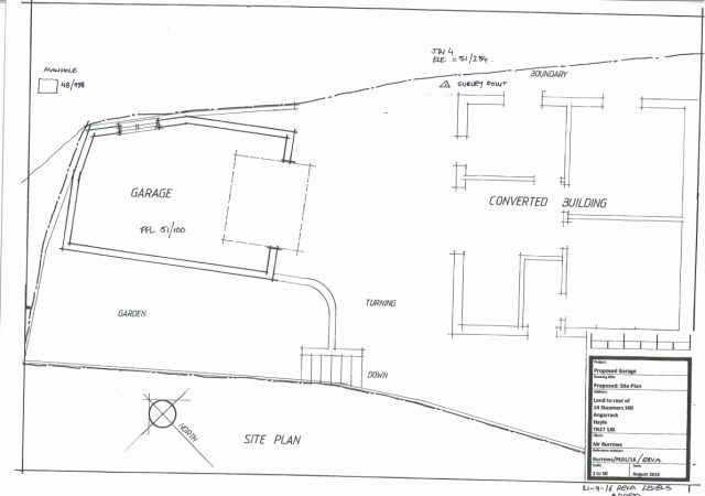 Burrows/PL01/16/A - Site Plan Burrows/PL01/16/A - Site Plan