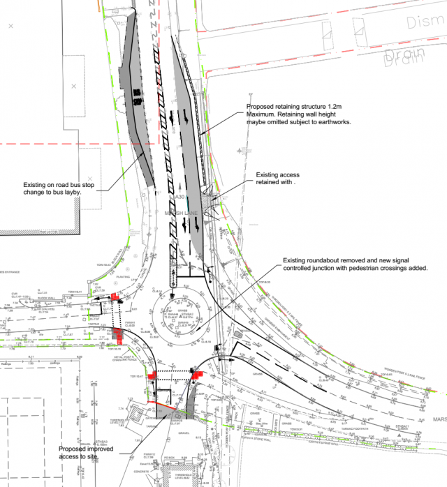 Marsh Lane Improvements (detail)