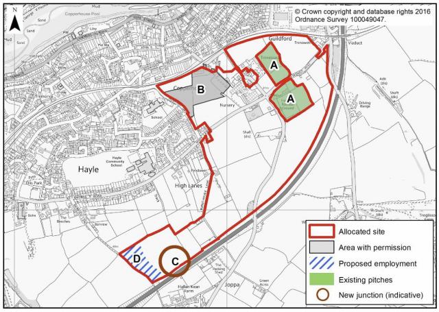 Map 8 Allocation for New Built-up Area