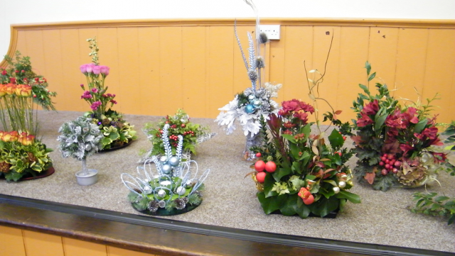 Tableau of Christmas Flower Arrangements 2012 part two